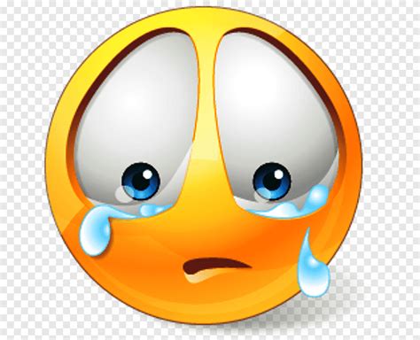 Icono De Emoji Llorando Tristeza Emoticon Sonriente Cara Triste