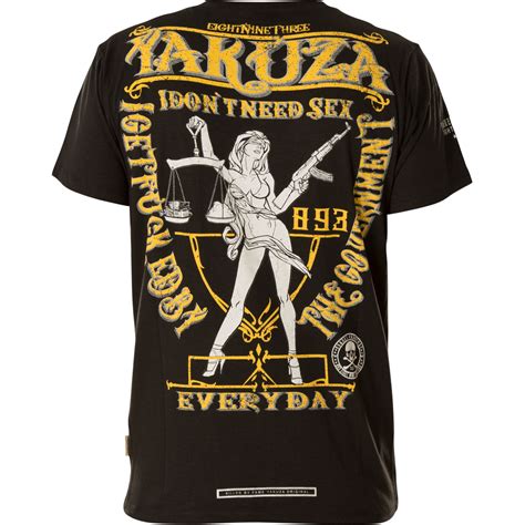 Yakuza Shirt Everyday Tsb 12013 Print Featuring A Woman