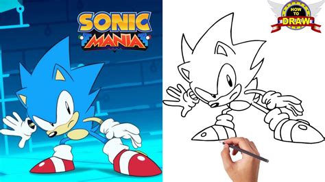 How To Draw Sonic The Hedgehog Sonic Mania 2021 Youtube