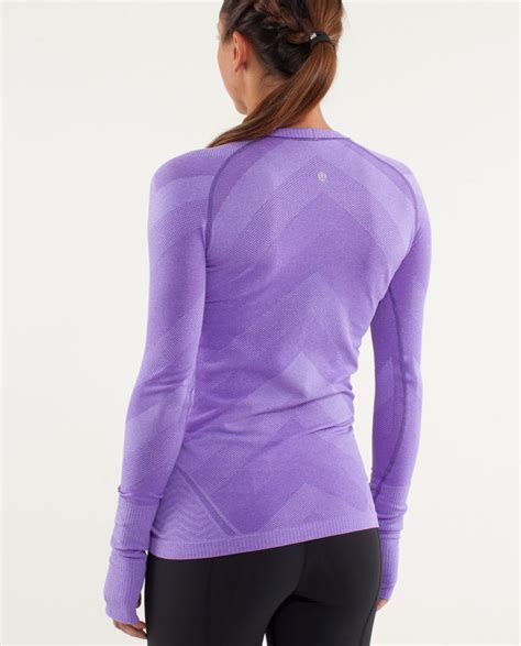 Lululemon Run Swiftly Tech Long Sleeve Power Purple Lulu Fanatics