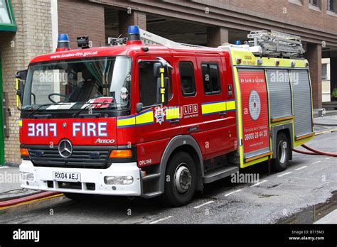 London Fire Brigade Fire Engine Asset Co Stock Photo Alamy
