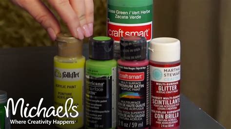 Arts And Crafts Paint 101 Crafting Quick Tips Michaels Youtube