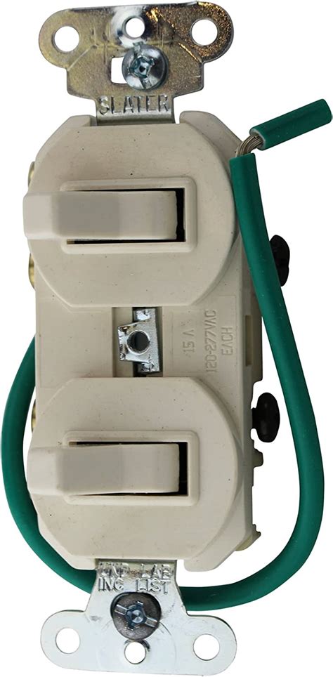 Pass And Seymour 693 Lag Double Three Way Combination Switch 15 Amps 120