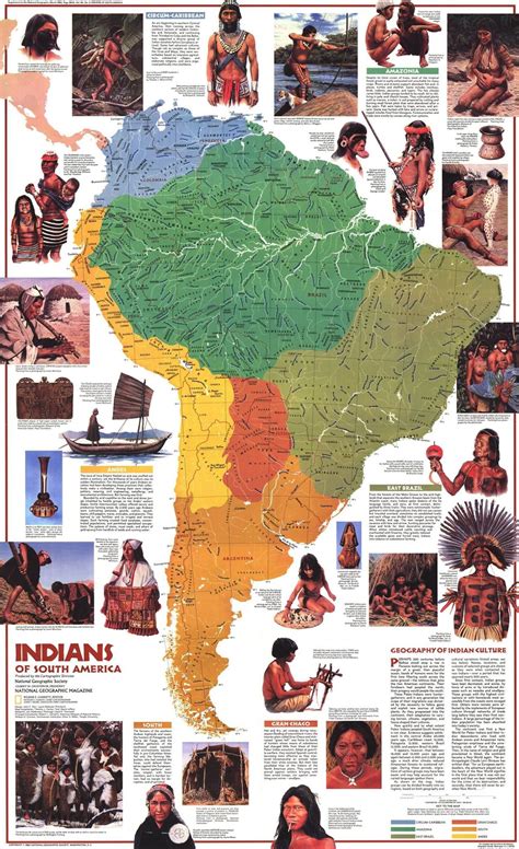 南美洲的印地安部落：jrggt57 South America Map America Map