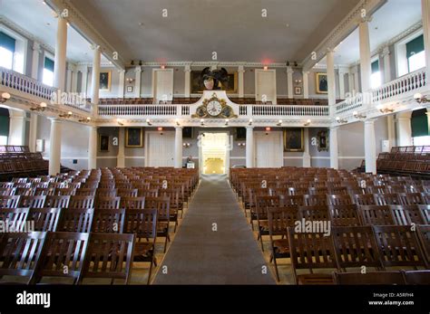 Interior Of Faneuil Hall Birthplace Of Liberty Boston Massachusetts