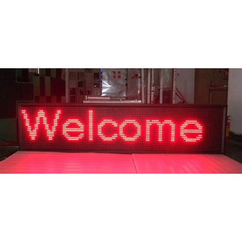 Red Programmable Led Display Board Type Of Lighting Application