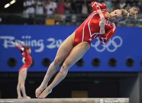 US Gymnastics Alicia Sacramone At The 2008 Olympics Scrolller