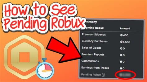 How To View Pending Robux On Roblox Account 2023 Youtube