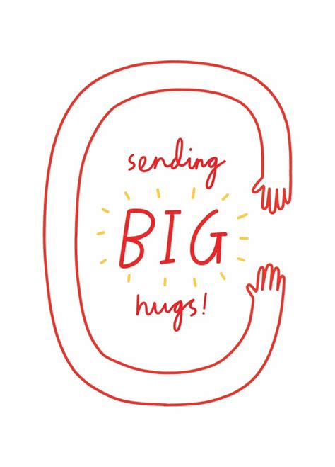 Sending Big Hugs Card Scribbler