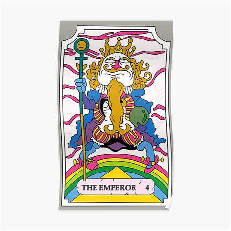 The Emperor Jojo Tarot Card Hd Poster By Cear The Baka Redbubble