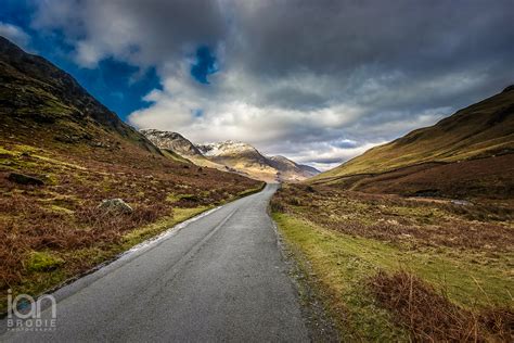 Wallpaper Honister Pass Lake District Road Disappear Mountains