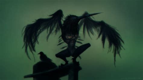 Painted World Of Ariamis Crow Demon By Sohlol On DeviantArt Raven