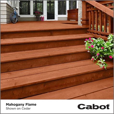 Cabot stain 18022 white problem solver acrylic primer size:1 gallon. Cabot Australian Timber Oil Pre-Tinted Mahogany Flame ...