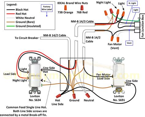 Wiring Diagram Ceiling Fan Light 3 Way Switch 3 Way Switch Wiring