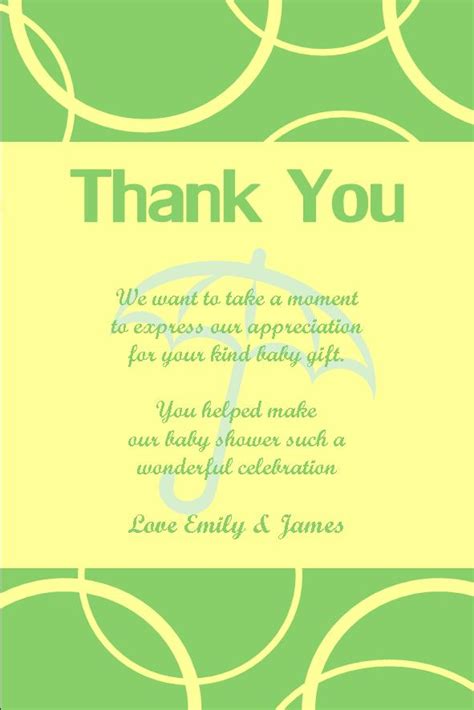 Just a card to thank you and a few words to tell you too the gift. Tips To Writing Thank You Note For Baby Shower | FREE ...