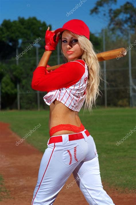 Sexy Baseball Girl Stock Photo By Nickvango