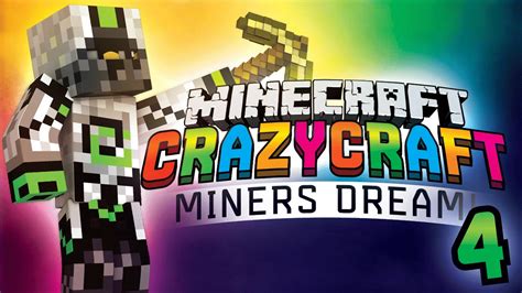 Minecraft Crazy Craft 30 Ep 4 Miners Dream W Nade Youtube
