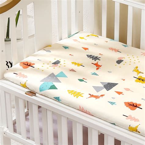 Baby Crib Fitted Sheet 100 Cotton Newborn Baby Bed Linen Baby Crib Set