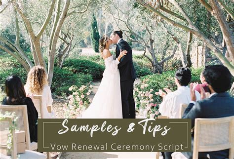 Vow Renewal Ceremony Script Samples Tips Hmp