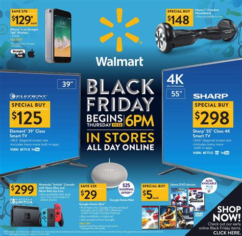 What Time Are Black Friday Deals At Walmart - WalMart Black Friday 2017 Ad - Freebies2Deals