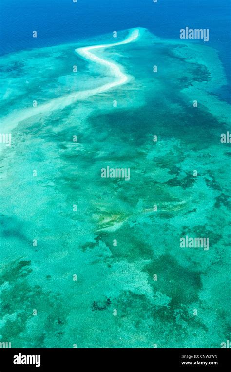 Sand Banks And Reefs Mafia Channel Between Rufiji River Estuary And