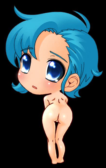 Rule 34 Animated Ass Blue Eyes Blue Hair Chibi Cute Nude Original