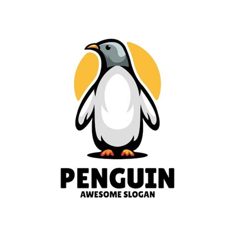 Premium Vector Penguin Mascot Illustration Logo Design