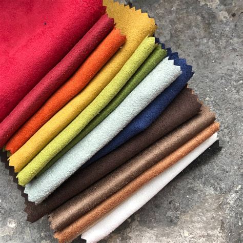 Super Soft Matt Faux Suede Fabric For Upholstery Curtains Cushions