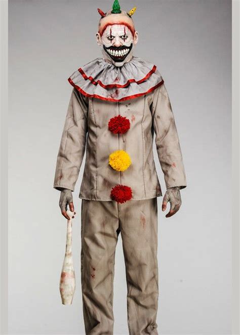 American Horror Story Twisty The Clown Style Costume With Deluxe Mask American Horror Story