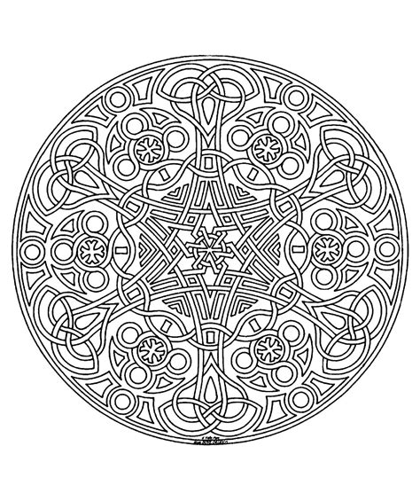 21 best coloring pages for grown ups mandalas images on. Free mandala for to print : 14 - M&alas Adult Coloring ...