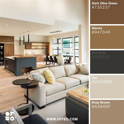 Modern Home Color Palettes To Inspire You Living Room Color Schemes Room Color Schemes