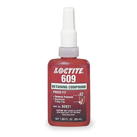 Loctite 135512 50 Milliliter Bottle Green Acrylic Retaining Compound