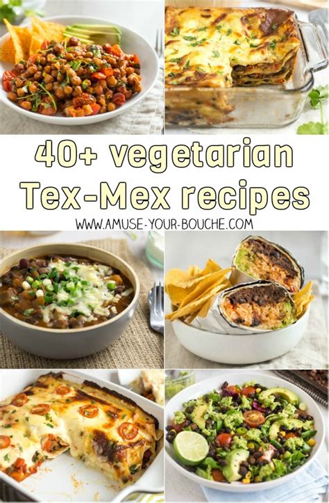 Canned black beans, ground black pepper, rotel, cooking spray and 10 more. 40+ vegetarian Tex-Mex recipes - Easy Cheesy Vegetarian