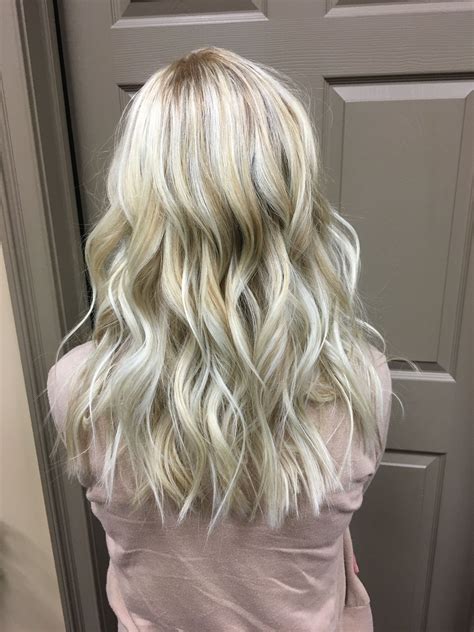 Perfect Icy Blonde With Dimension Long Hair Styles Icy Blonde Hair