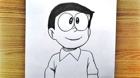 How To Draw Nobita From Doraemon Easy Drawing Ideas For Beginners