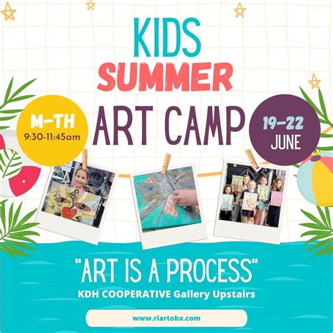 Summer Art Camp For Kids Kdh Co Op Kill Devil Hills June 19 2023