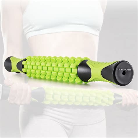 Doeplex Muscle Roller Massage Stick For Athletes 17 5 Body Massager Soreness Cramping Pain