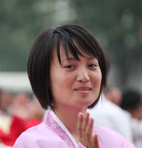 Portrait Of A North Korean Girl Taken During Holiday Danci Flickr