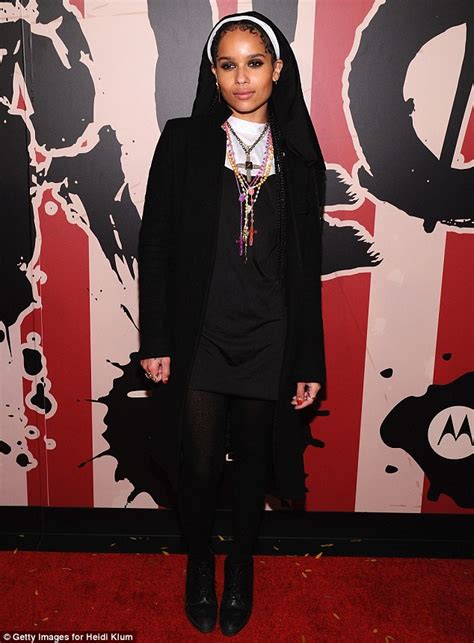 zoe kravitz wears sister act style costume for halloween but whoopi goldberg goes casual daily