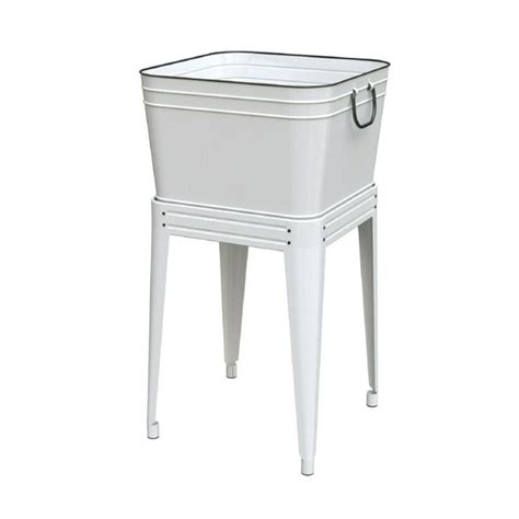 Better Homes And Gardens Metal White Elevated Planter With Stand 18 X