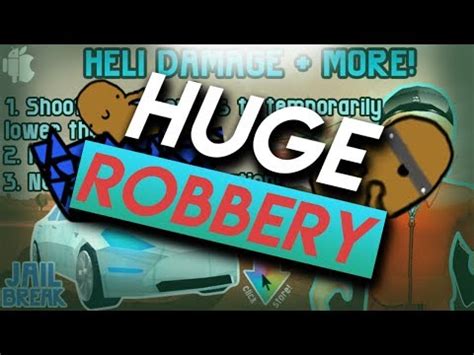 The way to using the roblox jailbreak codes is very simple. Roblox Jailbreak: HUGE JEWELRY ROBBERY! ( $6,000 in 1 ...