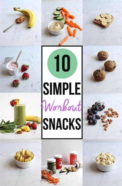 10 Simple And Healthy Workout Snacks Dietitian Debbie Dishes