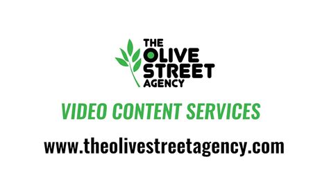 The Olive Street Agency Demo Reel Youtube