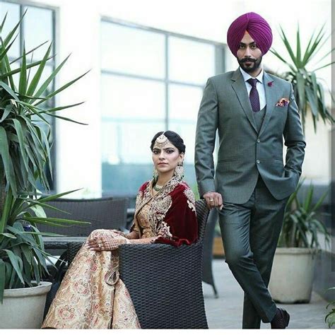 Punjabi Married Couple Pics Latest Punjabi Marriage Pics Punjabi Wedding Couple Glamorous