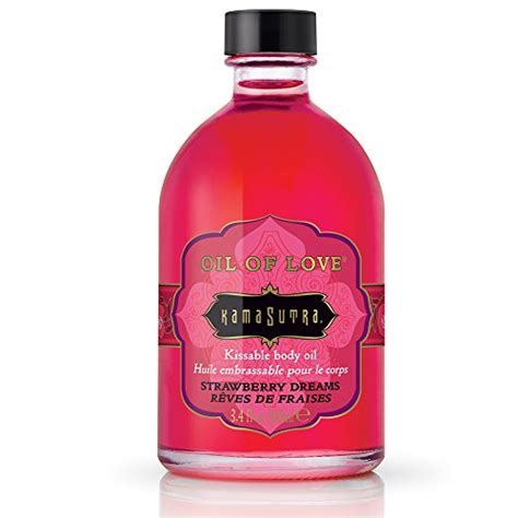 Kama Sutra Oil Of Love Strawberry Lube Massage Oil Warming Lotion