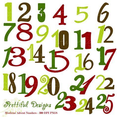 Christmas Clipart Numbers Free Download On Clipartmag