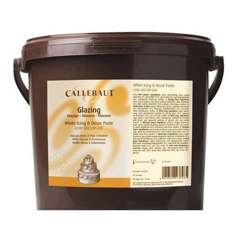 Callebaut White Icing And Decor Paste 7kg Petits Fours Shop Kurse