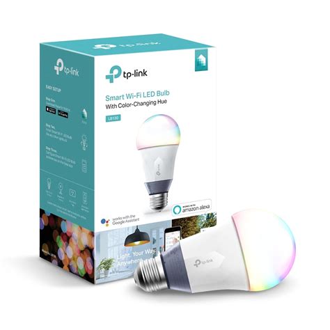 Tp Link Lb130 A19 Smart Light Bulb 60w Color Led 1 Pack