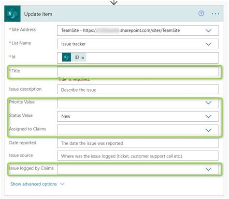 Power Automate Update Items In Sharepoint Online