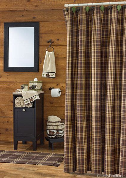 If you are looking for a rustic look for your cabin, cottage, chalet or home, these will work really well. Black Bear Bathroom Decorating Collection | Cabin bathroom ...